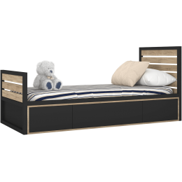 TUTU BLACK Łóżko T6