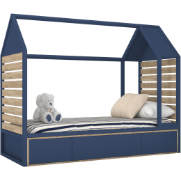 TUTU BLUE Łóżko domek T5